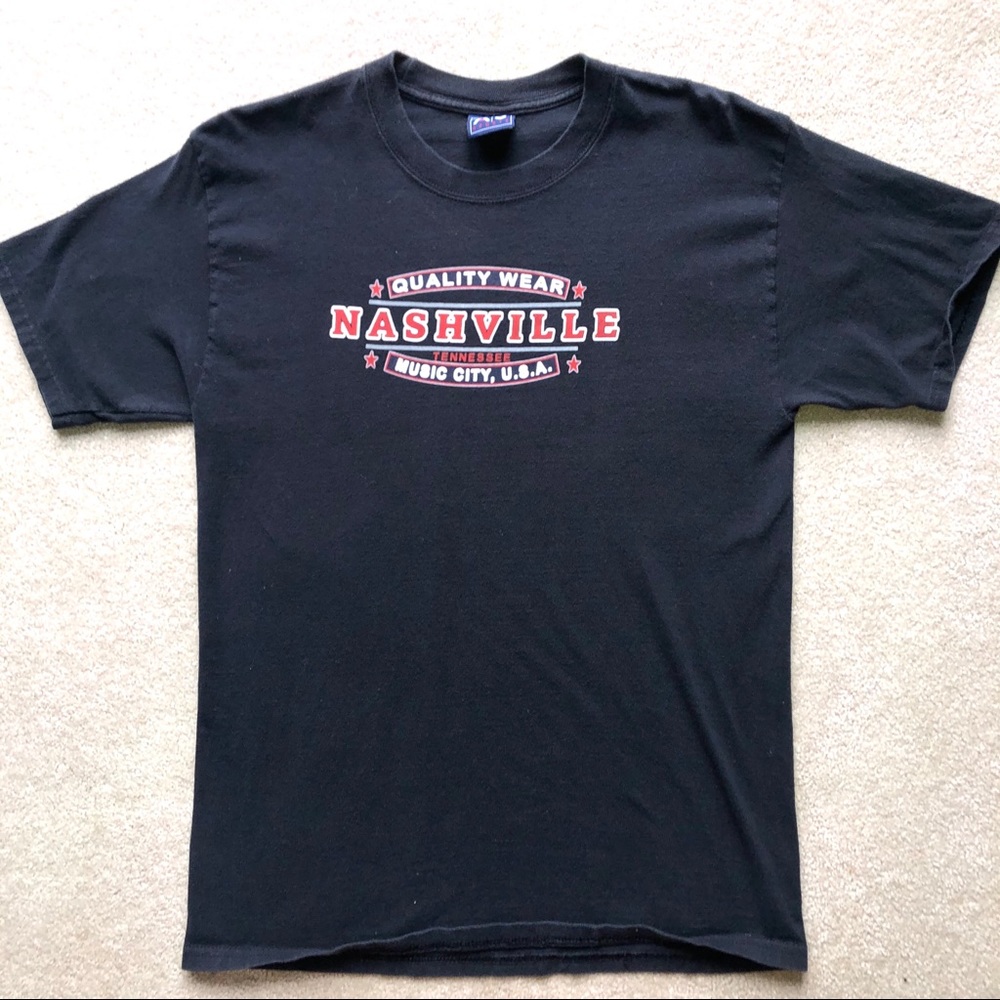 Nashville Music City Graphic Tee Black T-Shirt
